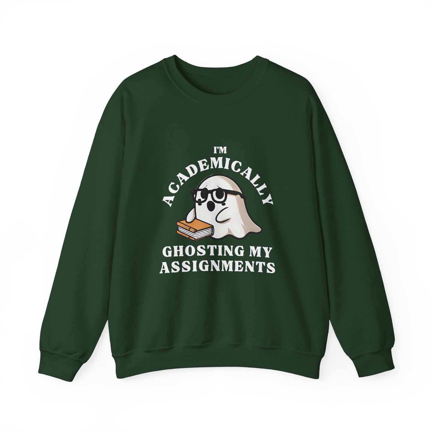 I'm Academically Ghosting My Assignments Unisex Heavy Blend™ Crewneck Sweatshirt