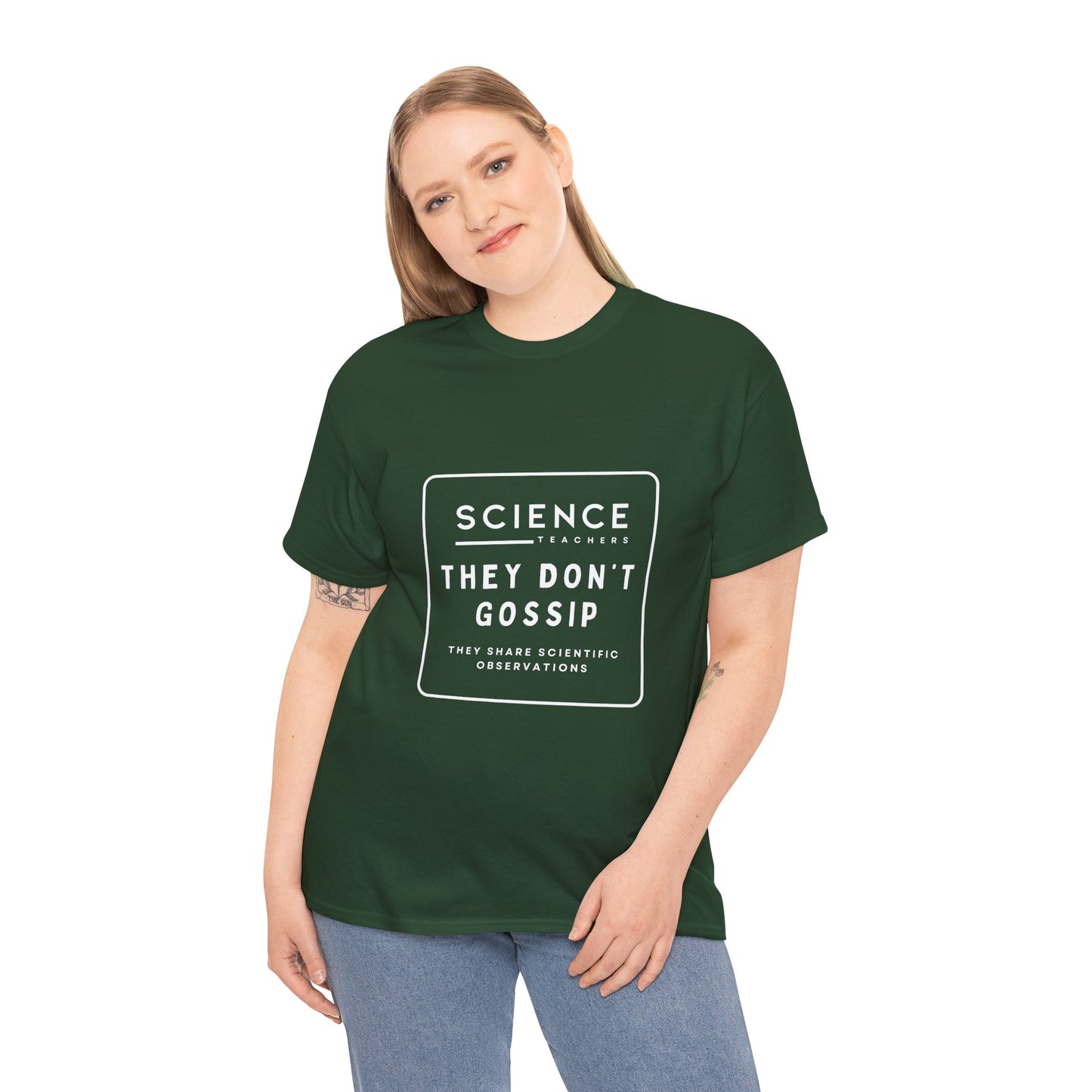 Science Teachers Don't Gossip Tee