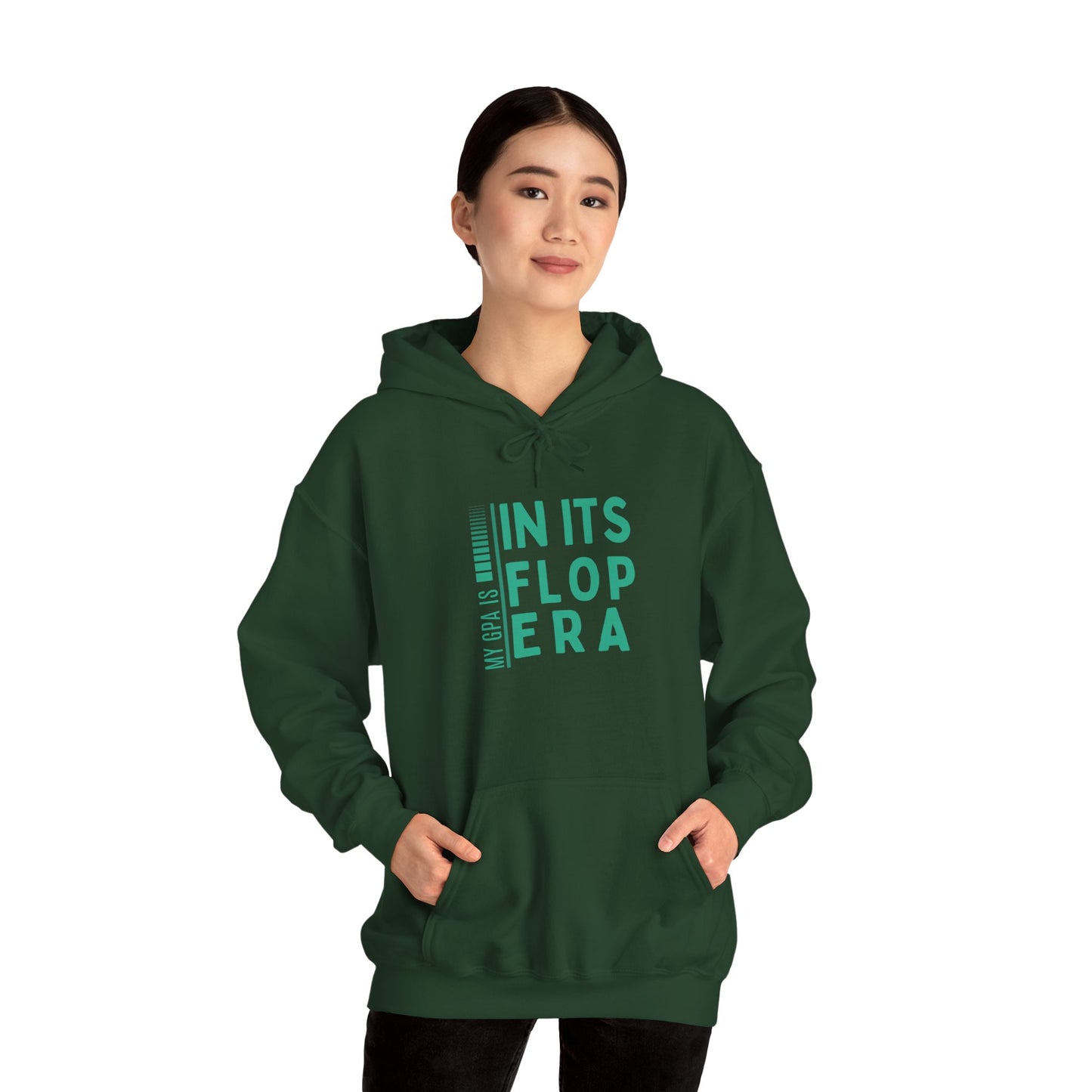 My GPA Is In Its Flop Era Unisex Heavy Blend Hooded Sweatshirt