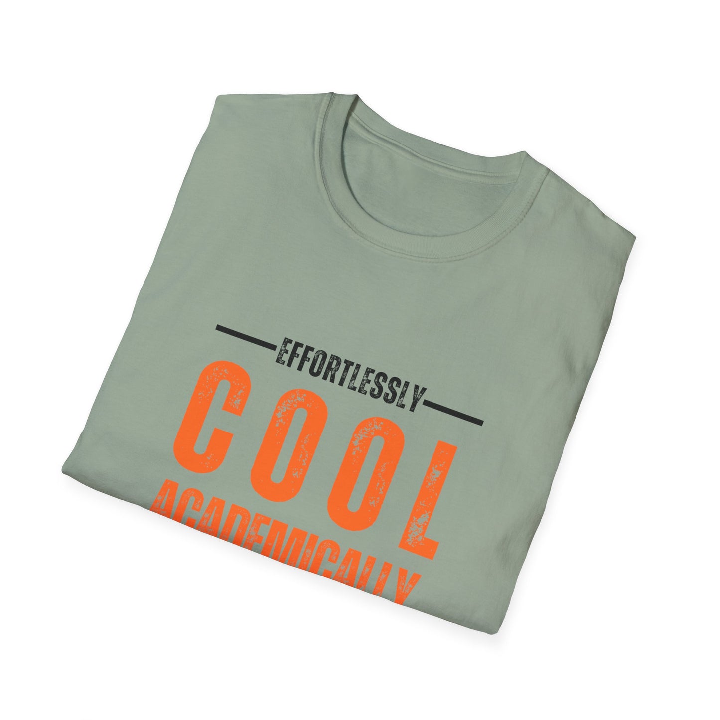 Effortlessly Cool Academic T-Shirt - Unisex Softstyle Tee for Students