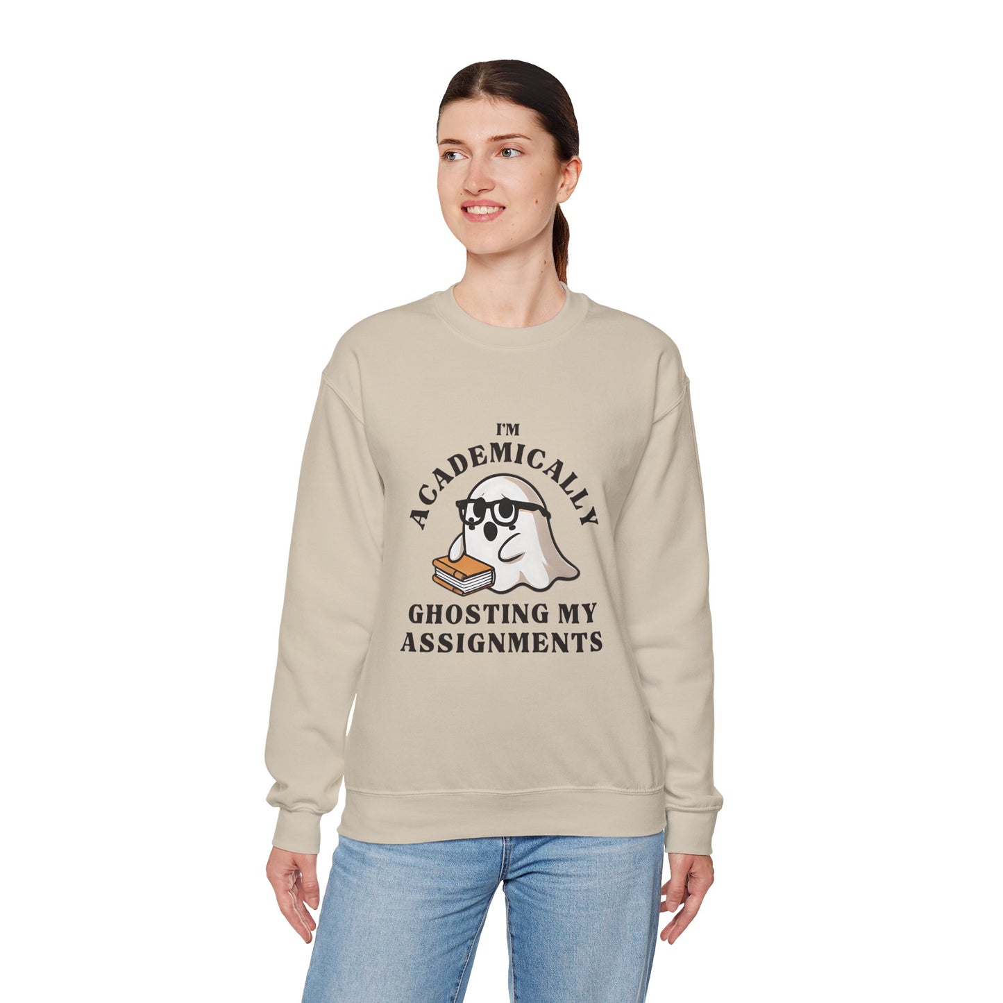 I'm Academically Ghosting My Assignments Unisex Heavy Blend™ Crewneck Sweatshirt