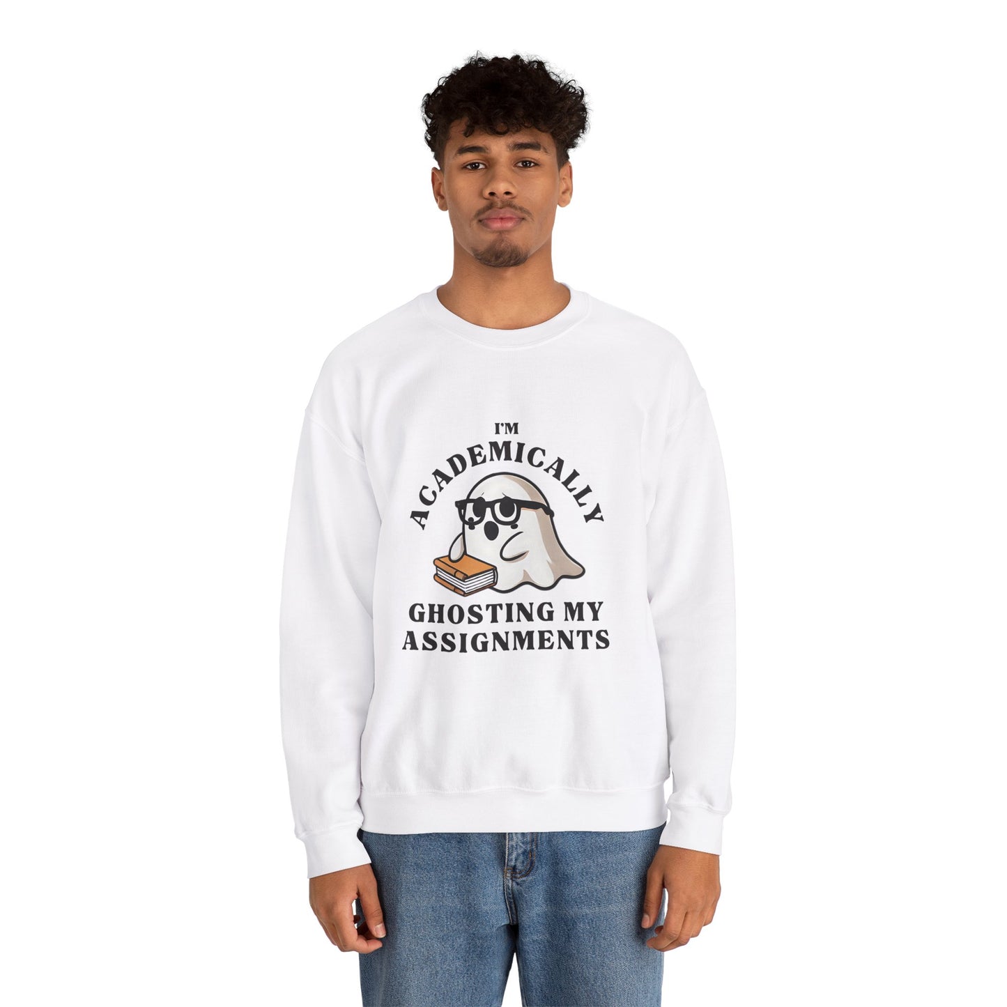 I'm Academically Ghosting My Assignments Unisex Heavy Blend™ Crewneck Sweatshirt