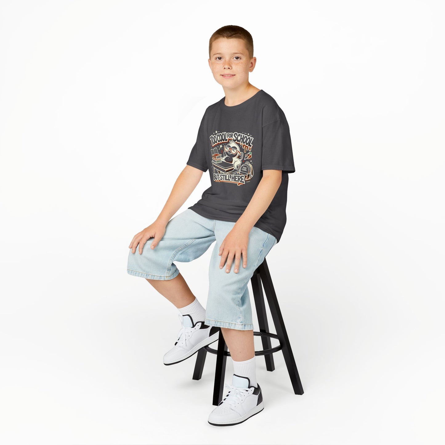 Too Cool for School Kids Heavy Cotton Tee