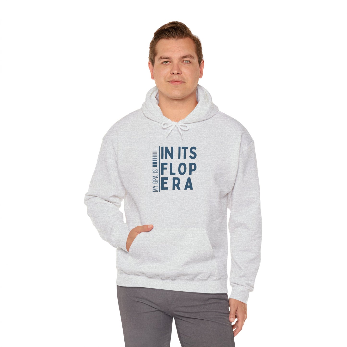 My GPA Is In Its Flop Era Unisex Heavy Blend Hooded Sweatshirt