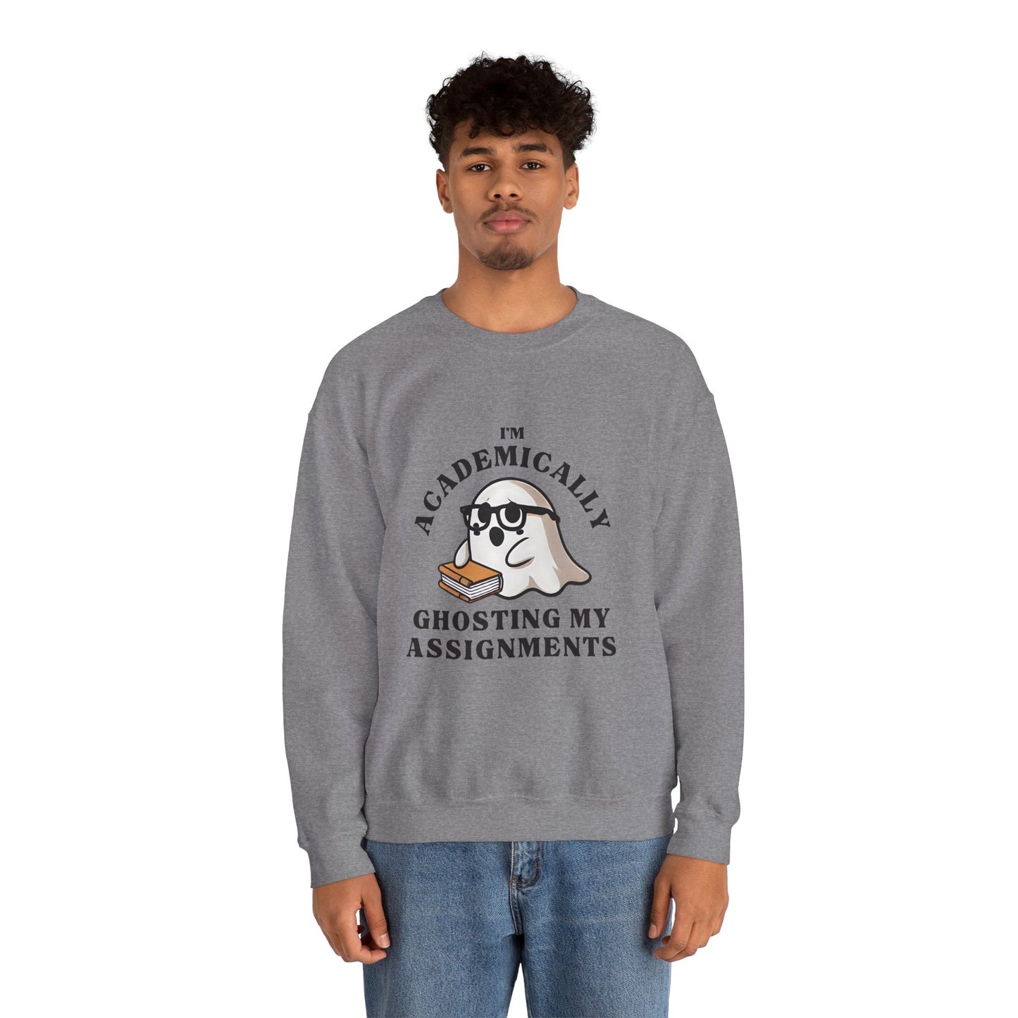 I'm Academically Ghosting My Assignments Unisex Heavy Blend™ Crewneck Sweatshirt