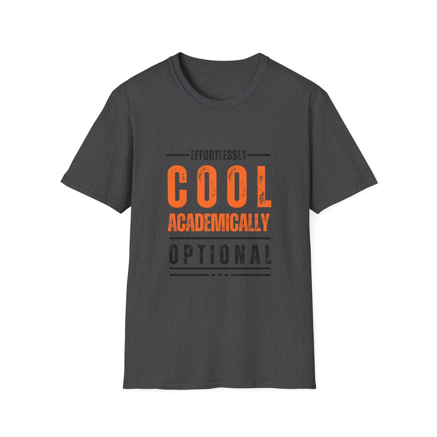 Effortlessly Cool Academic T-Shirt - Unisex Softstyle Tee for Students