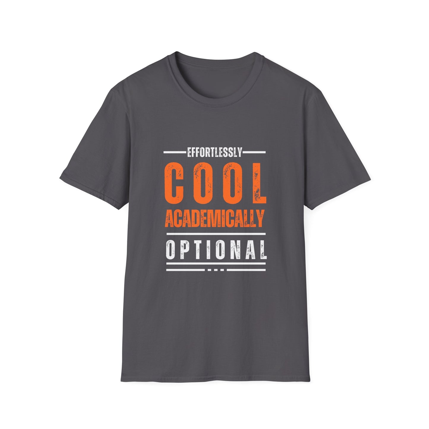 Effortlessly Cool Academic T-Shirt - Unisex Softstyle Tee for Students