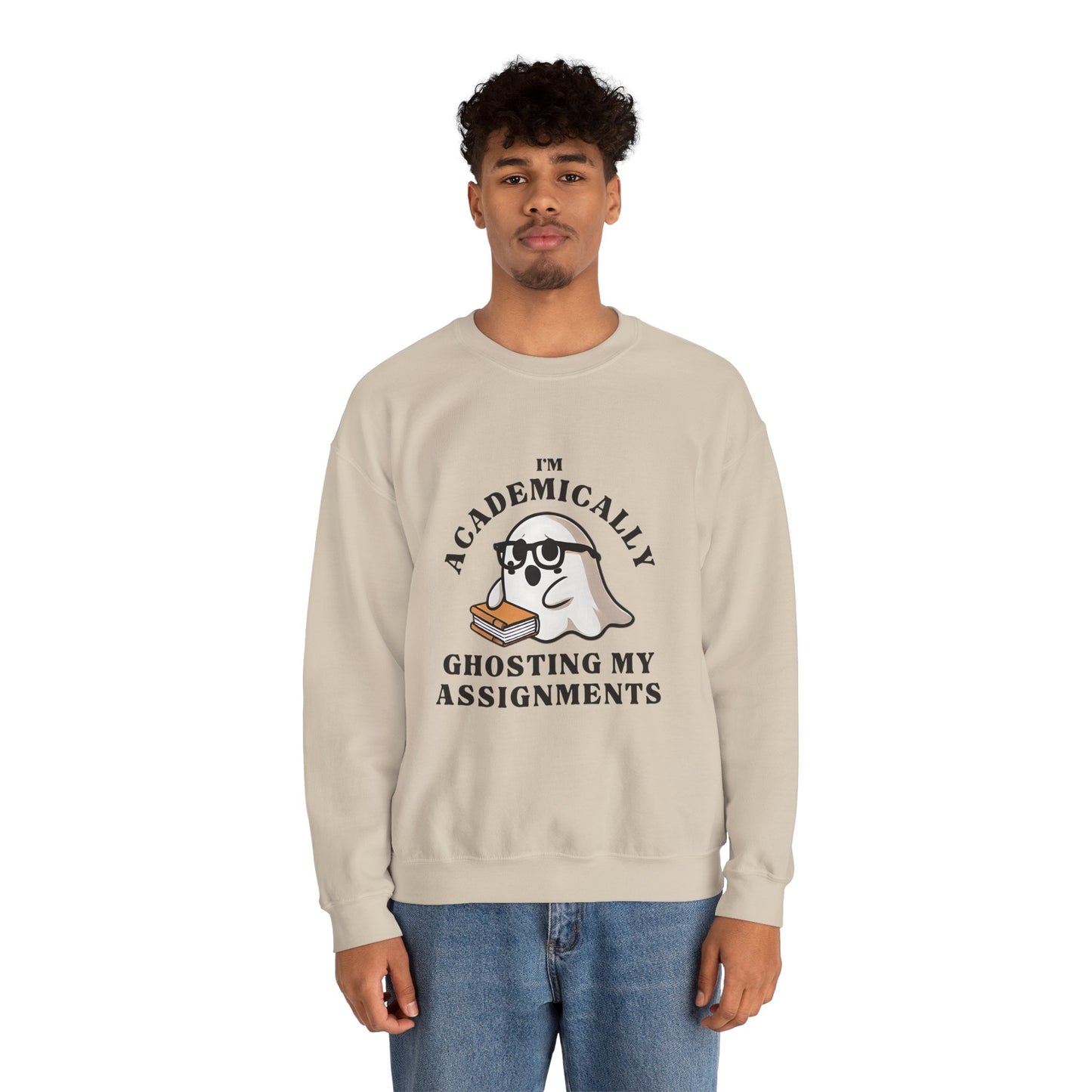 I'm Academically Ghosting My Assignments Unisex Heavy Blend™ Crewneck Sweatshirt