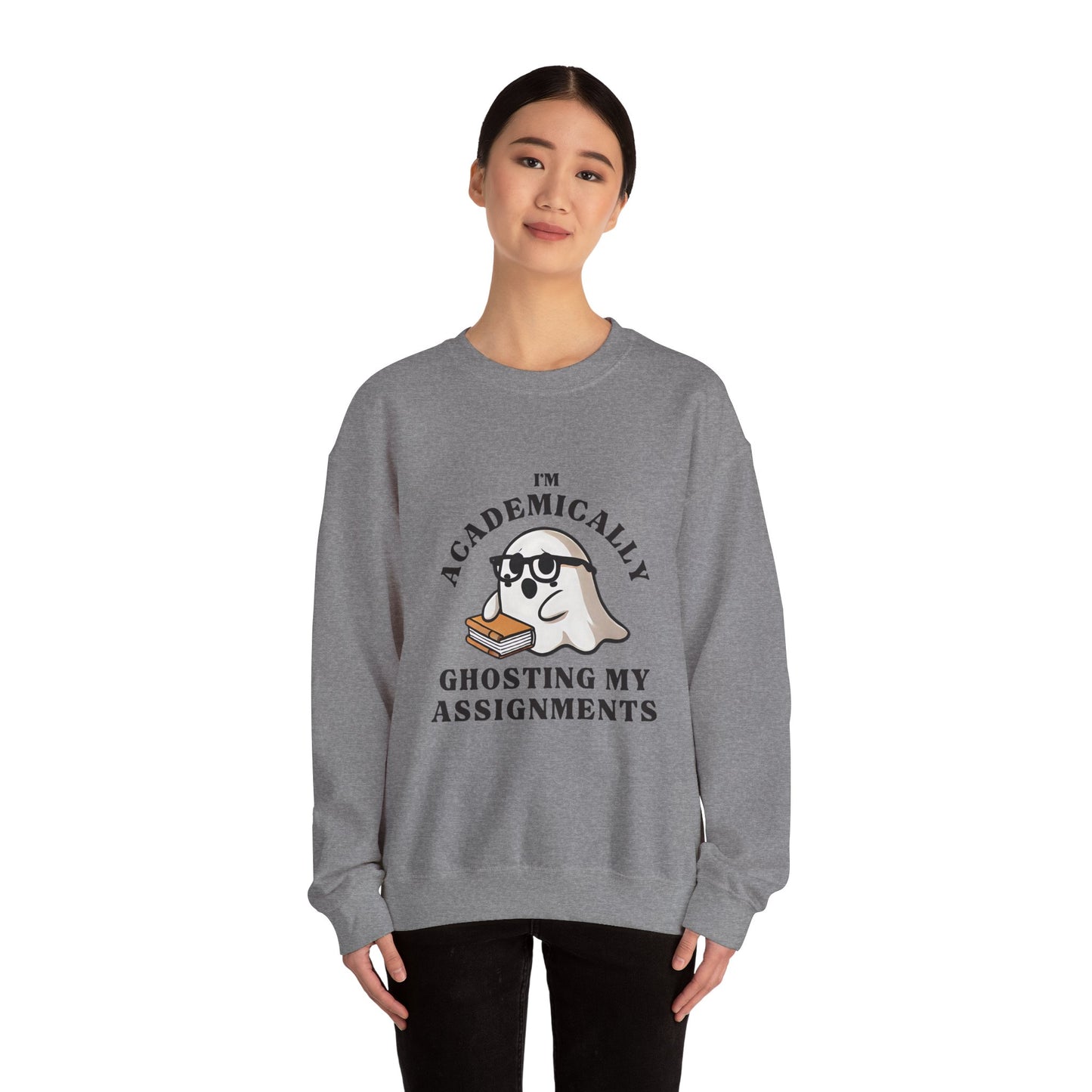 I'm Academically Ghosting My Assignments Unisex Heavy Blend™ Crewneck Sweatshirt