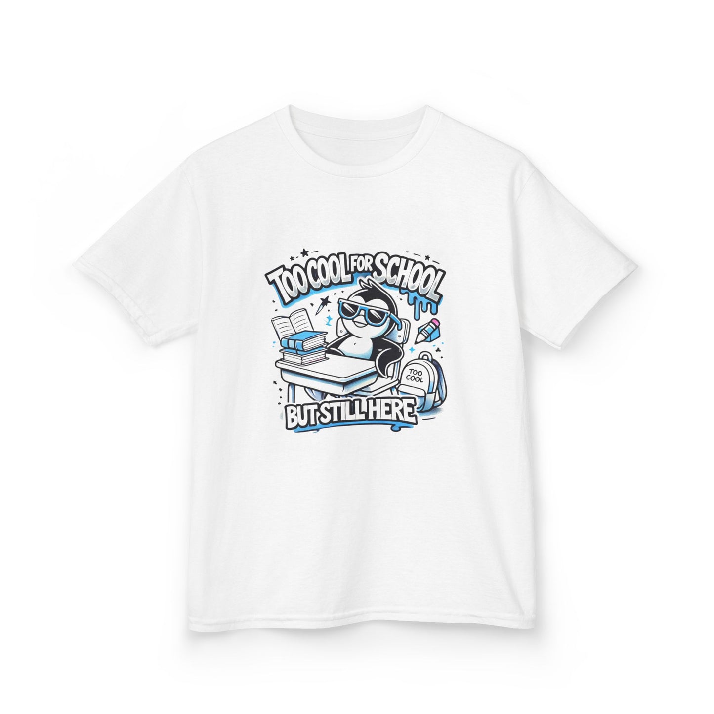 Too Cool for School Kids Heavy Cotton Tee