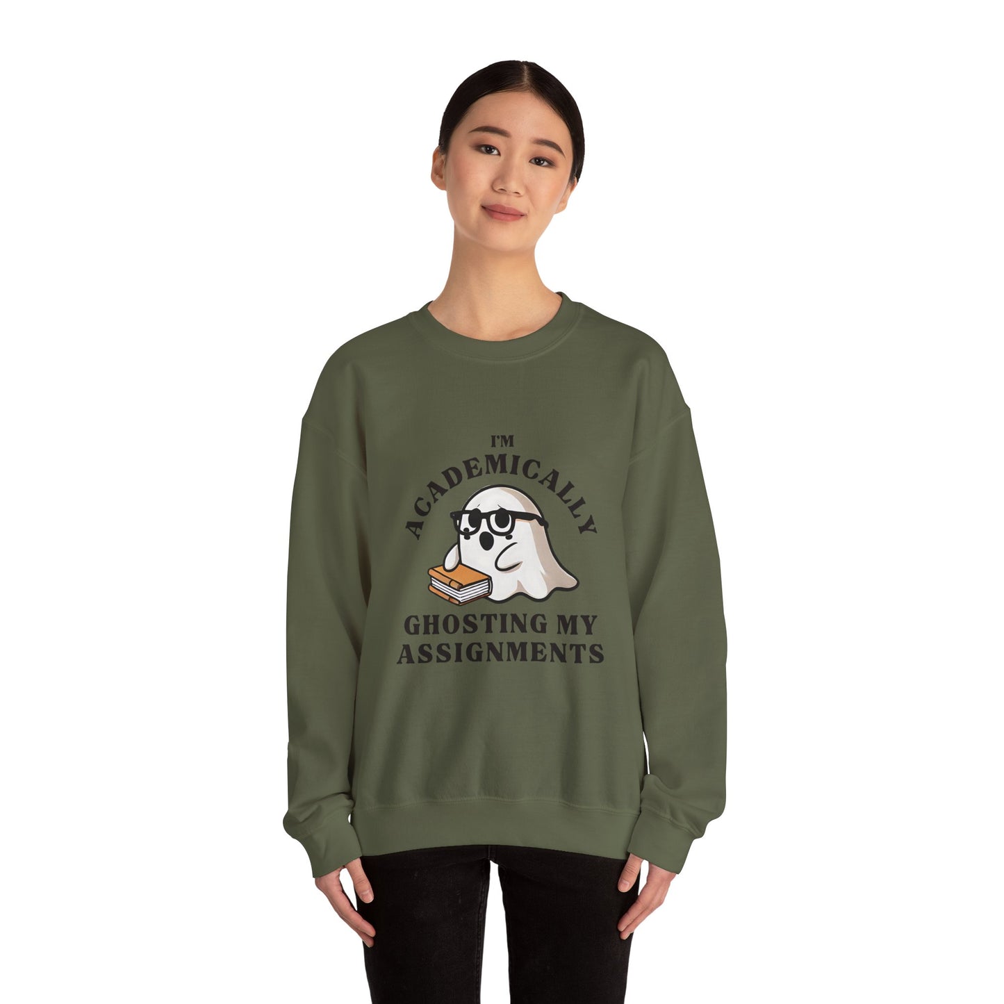 I'm Academically Ghosting My Assignments Unisex Heavy Blend™ Crewneck Sweatshirt