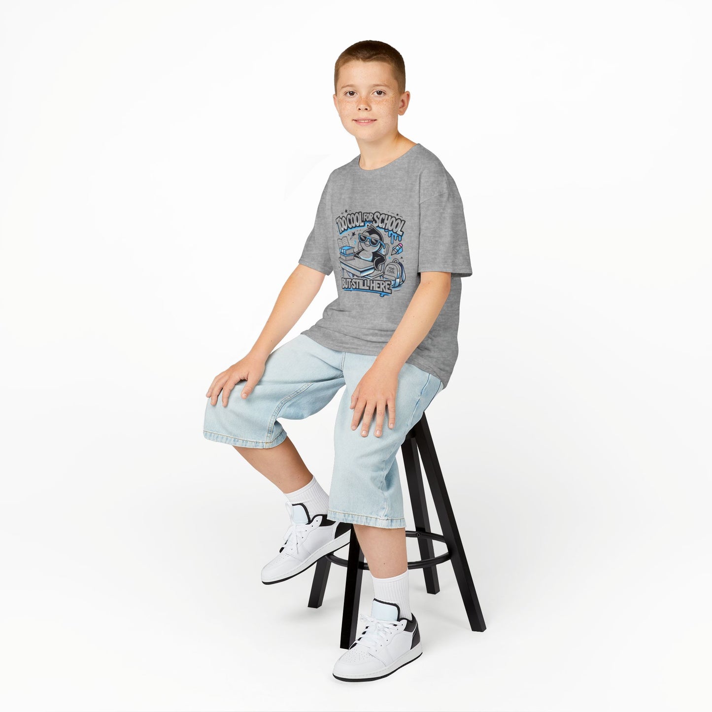 Too Cool for School Kids Heavy Cotton Tee