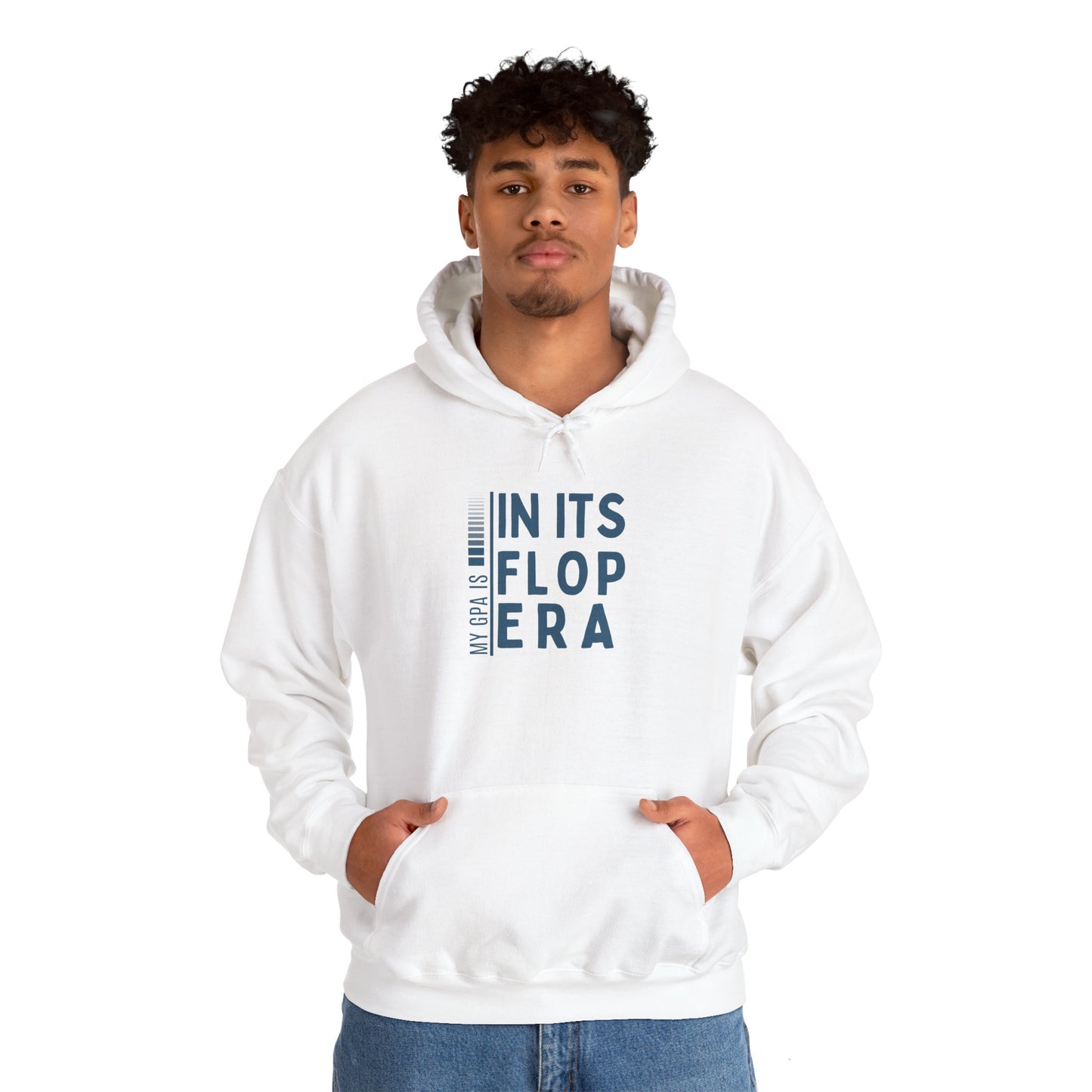 My GPA Is In Its Flop Era Unisex Heavy Blend Hooded Sweatshirt