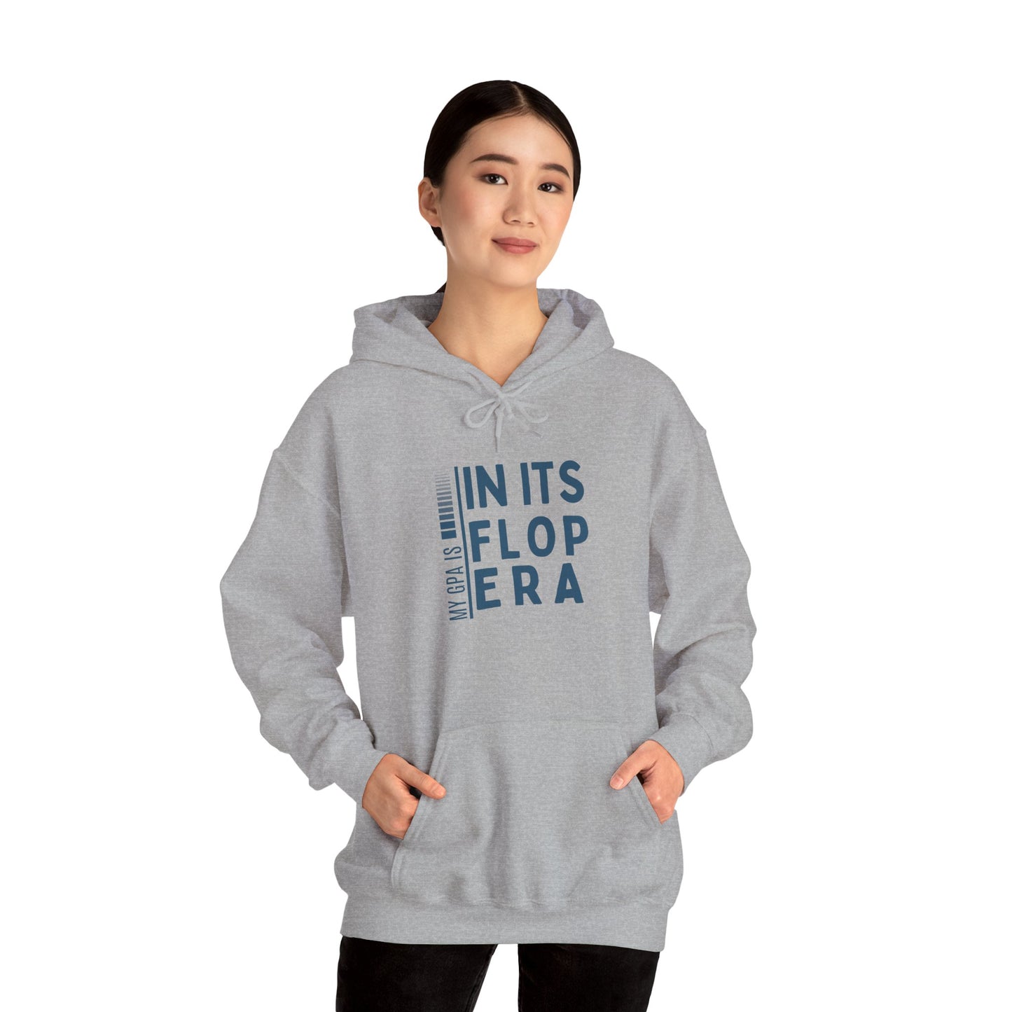 My GPA Is In Its Flop Era Unisex Heavy Blend Hooded Sweatshirt