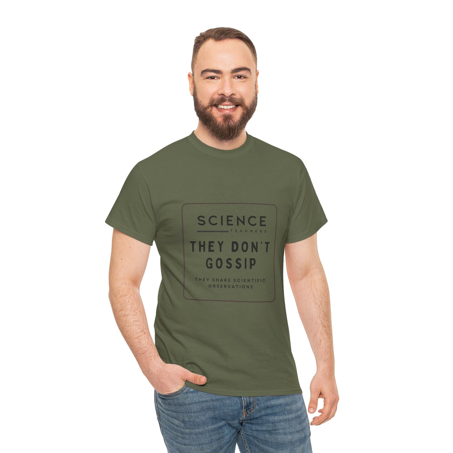 Science Teachers Don't Gossip Tee