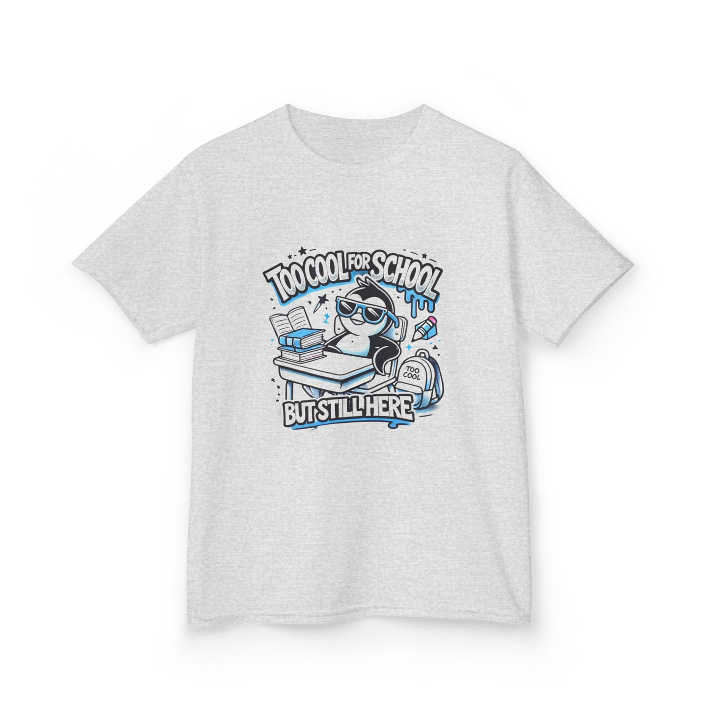 Too Cool for School Kids Heavy Cotton Tee