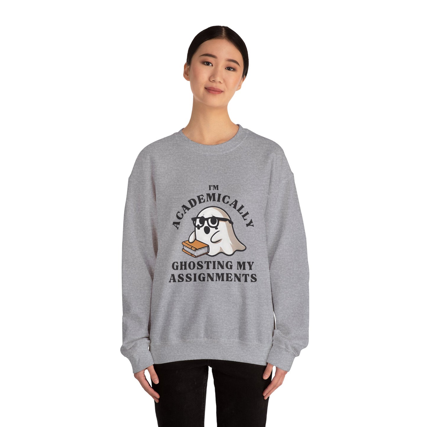 I'm Academically Ghosting My Assignments Unisex Heavy Blend™ Crewneck Sweatshirt