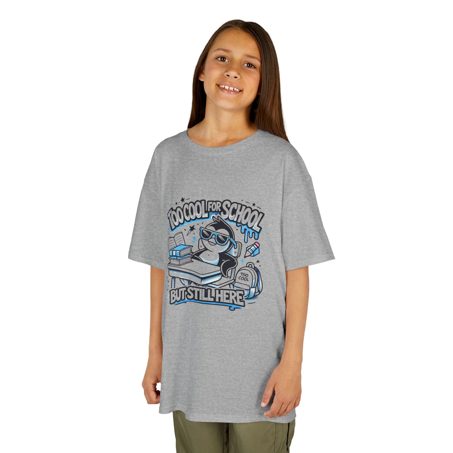 Too Cool for School Kids Heavy Cotton Tee