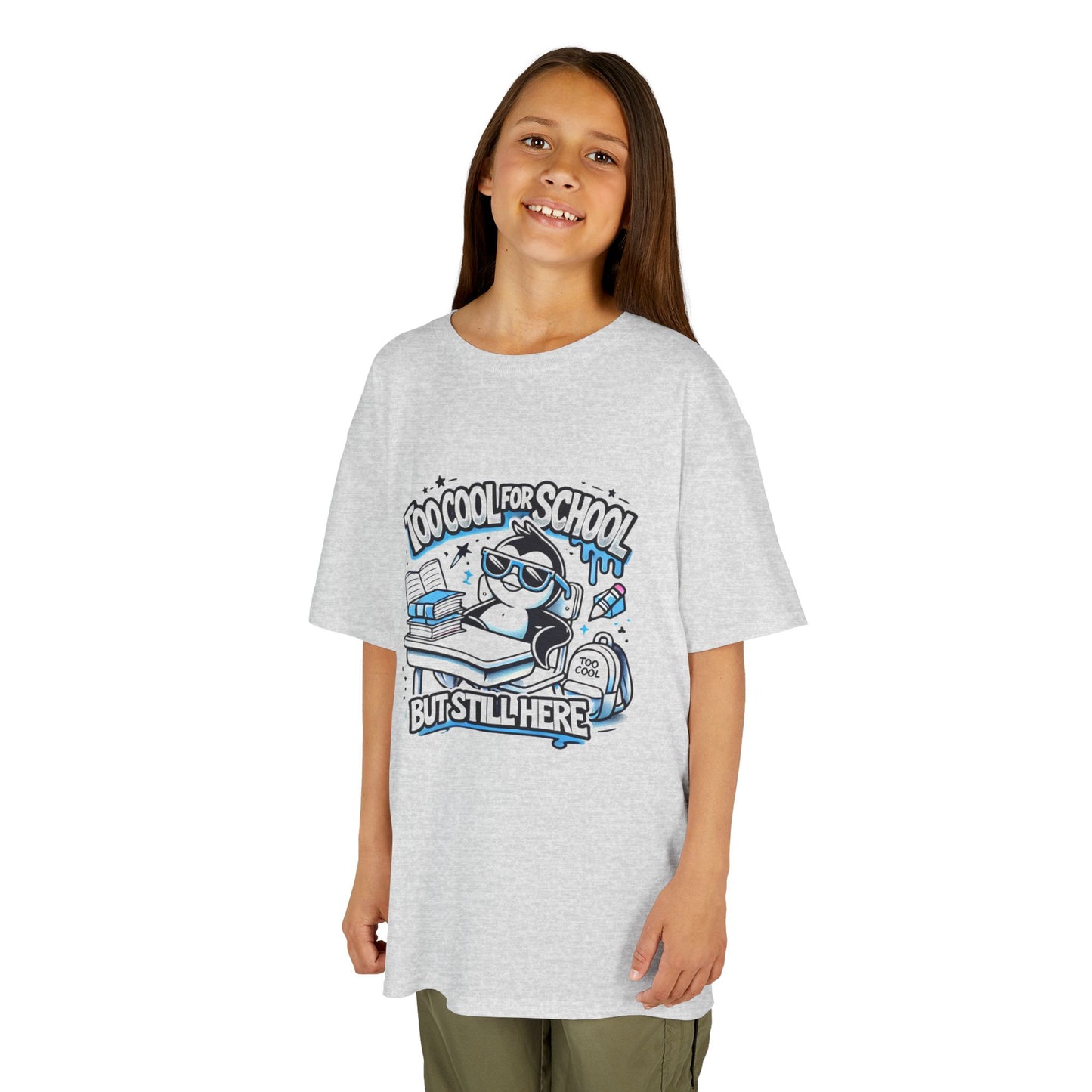 Too Cool for School Kids Heavy Cotton Tee