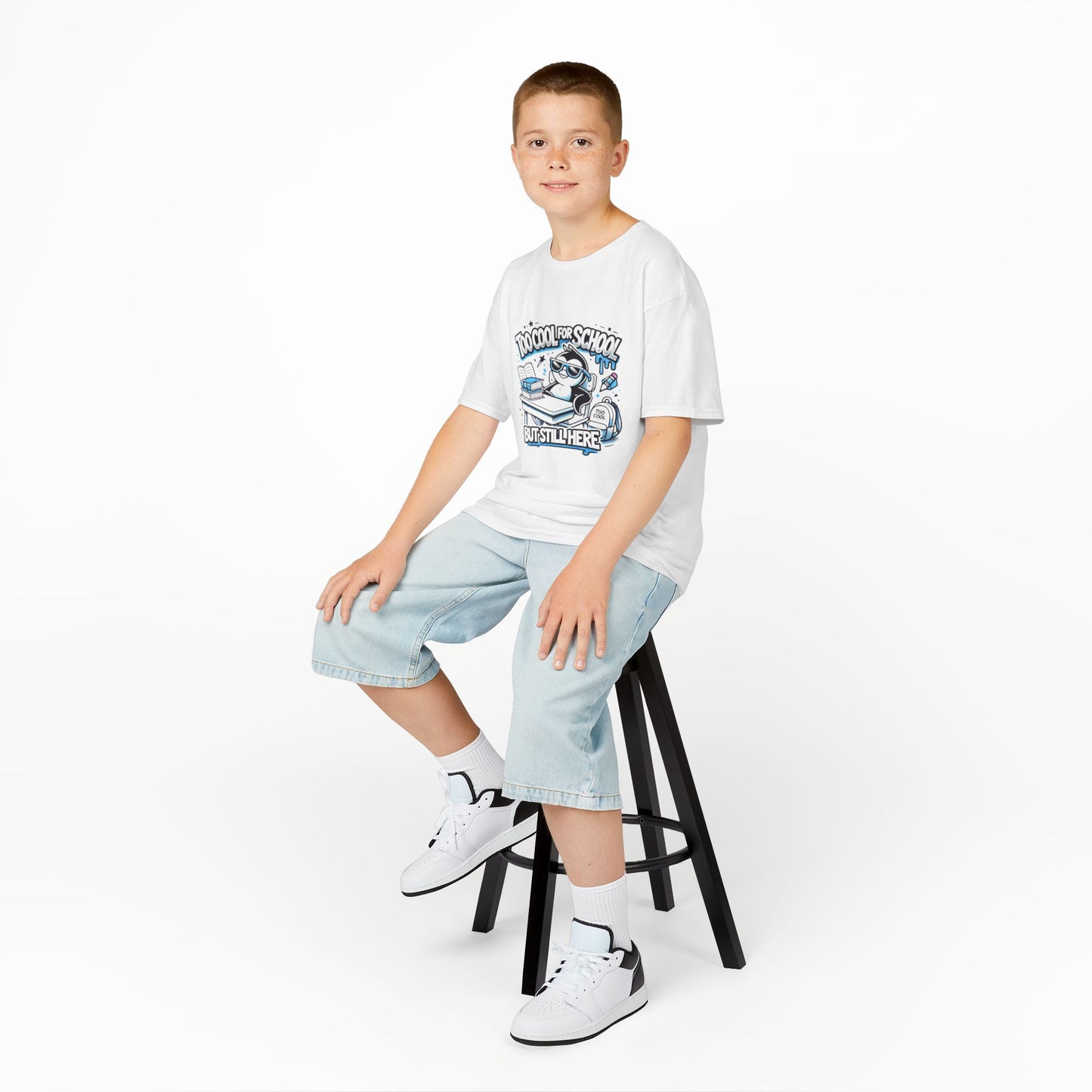 Too Cool for School Kids Heavy Cotton Tee