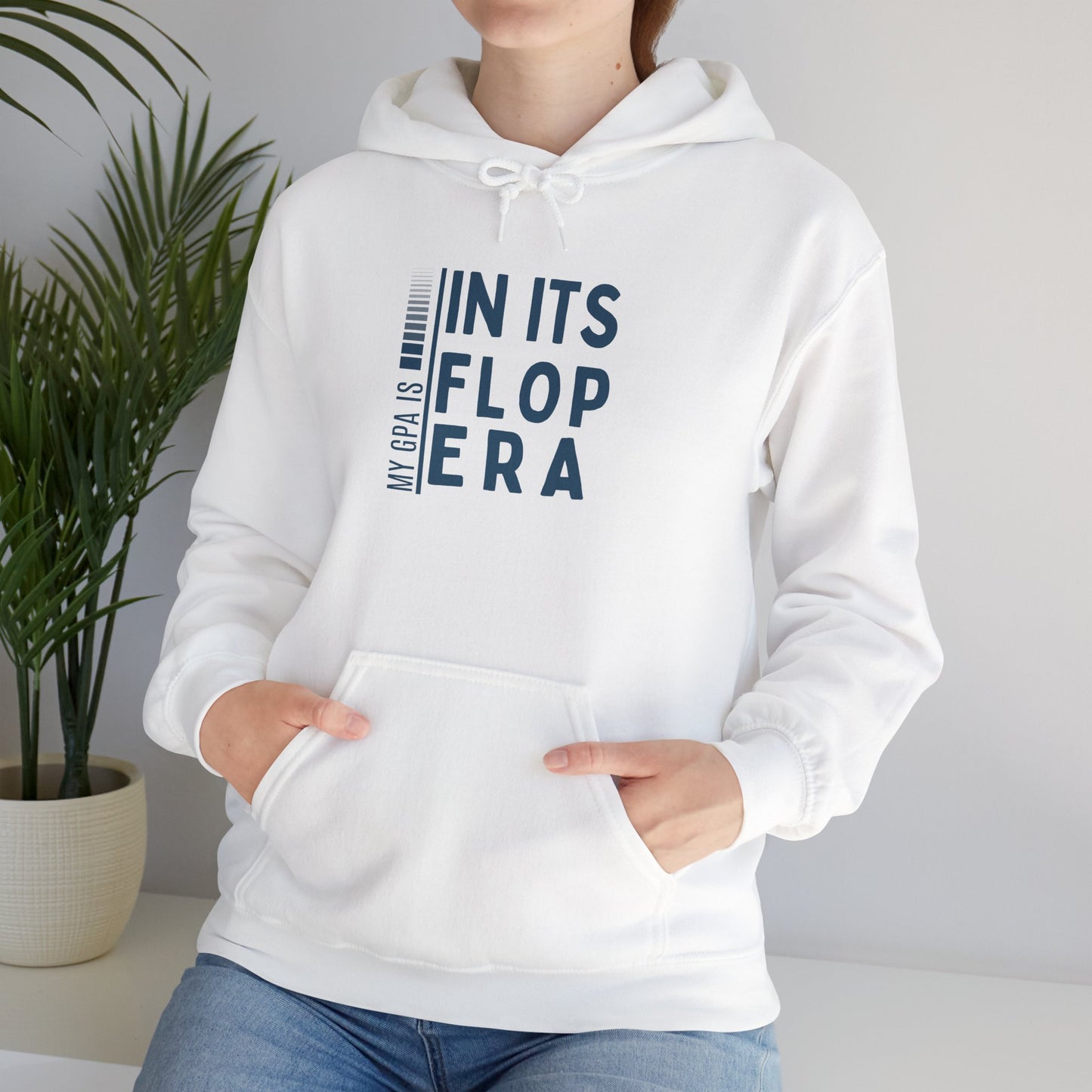 My GPA Is In Its Flop Era Unisex Heavy Blend Hooded Sweatshirt