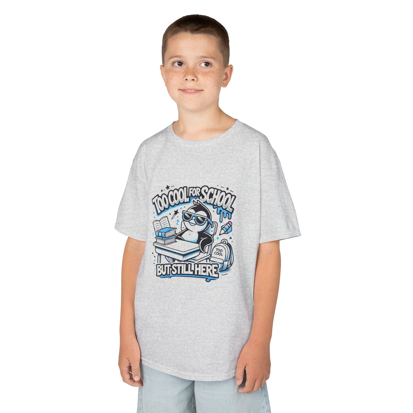 Too Cool for School Kids Heavy Cotton Tee