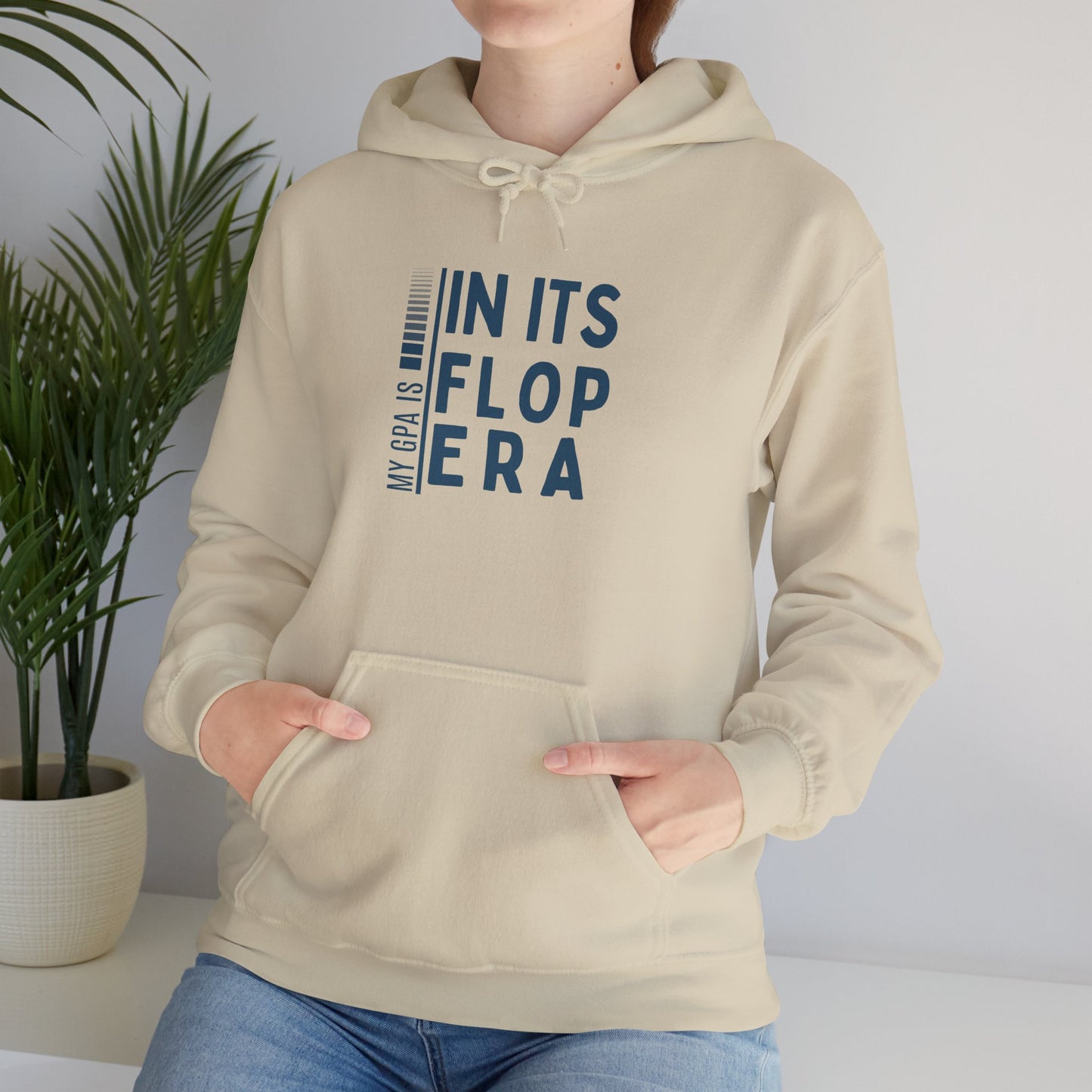 My GPA Is In Its Flop Era Unisex Heavy Blend Hooded Sweatshirt