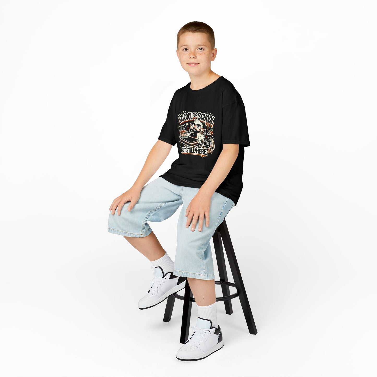 Too Cool for School Kids Heavy Cotton Tee