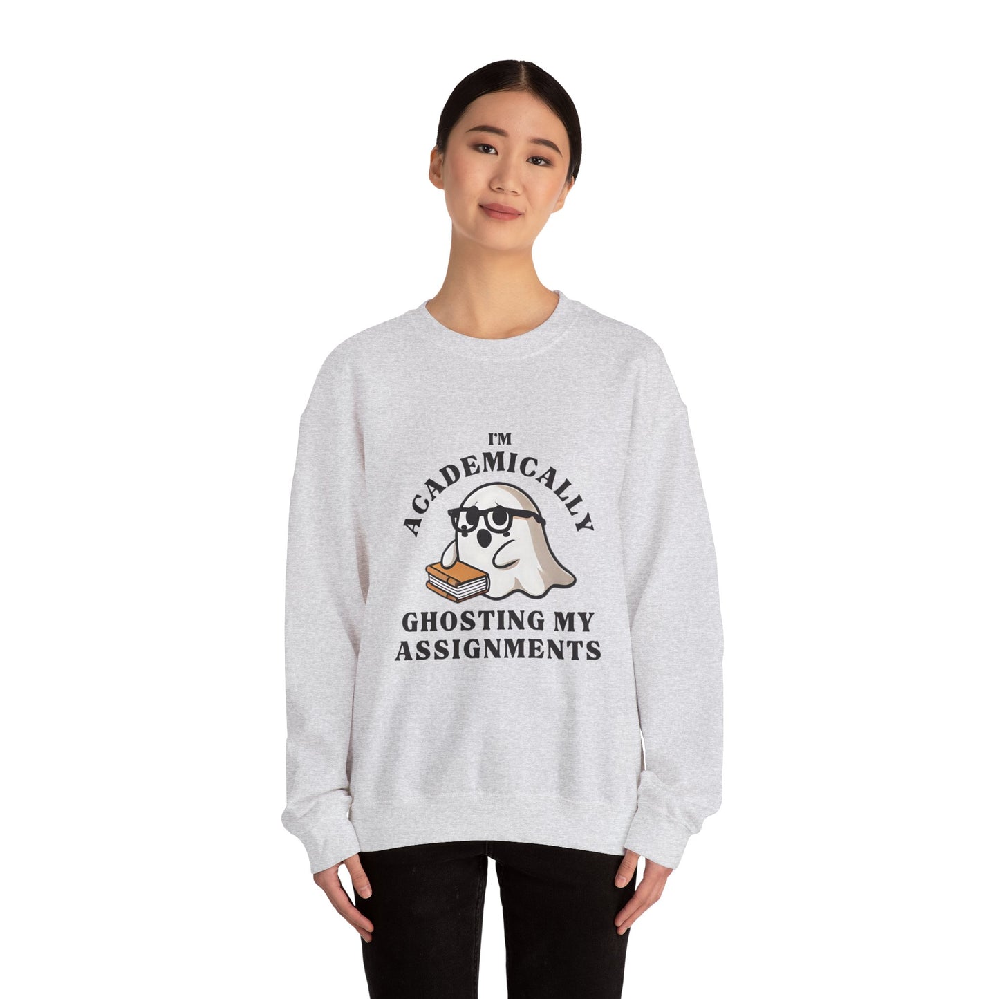 I'm Academically Ghosting My Assignments Unisex Heavy Blend™ Crewneck Sweatshirt