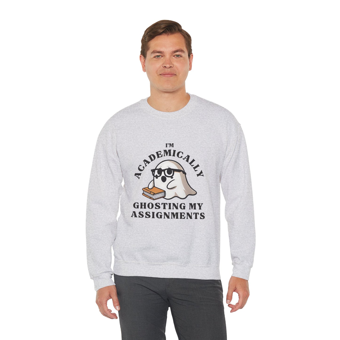 I'm Academically Ghosting My Assignments Unisex Heavy Blend™ Crewneck Sweatshirt