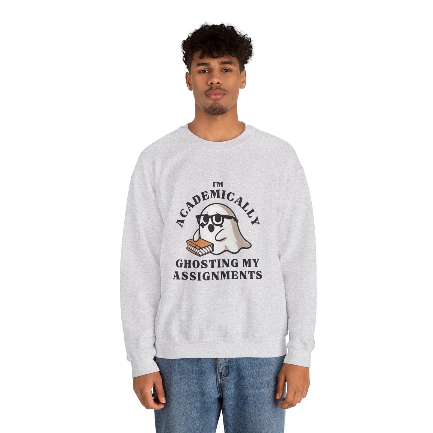 I'm Academically Ghosting My Assignments Unisex Heavy Blend™ Crewneck Sweatshirt