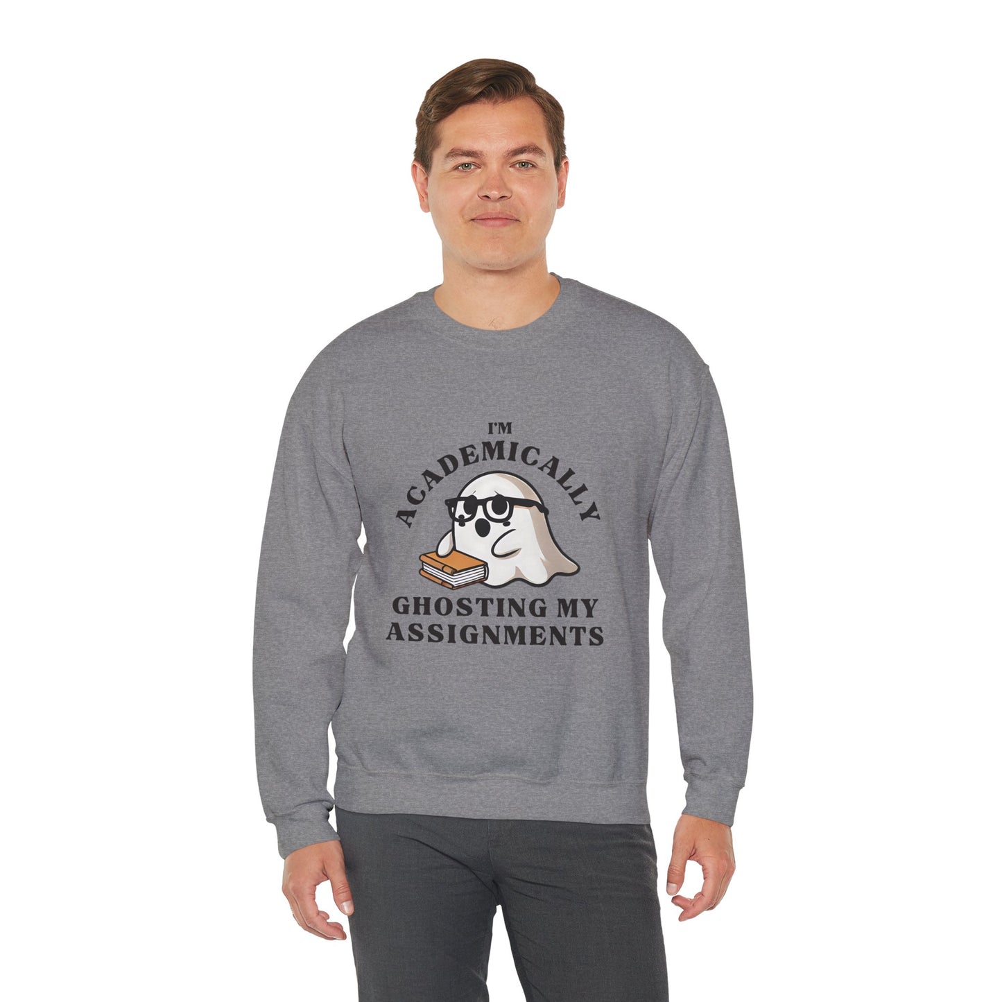 I'm Academically Ghosting My Assignments Unisex Heavy Blend™ Crewneck Sweatshirt