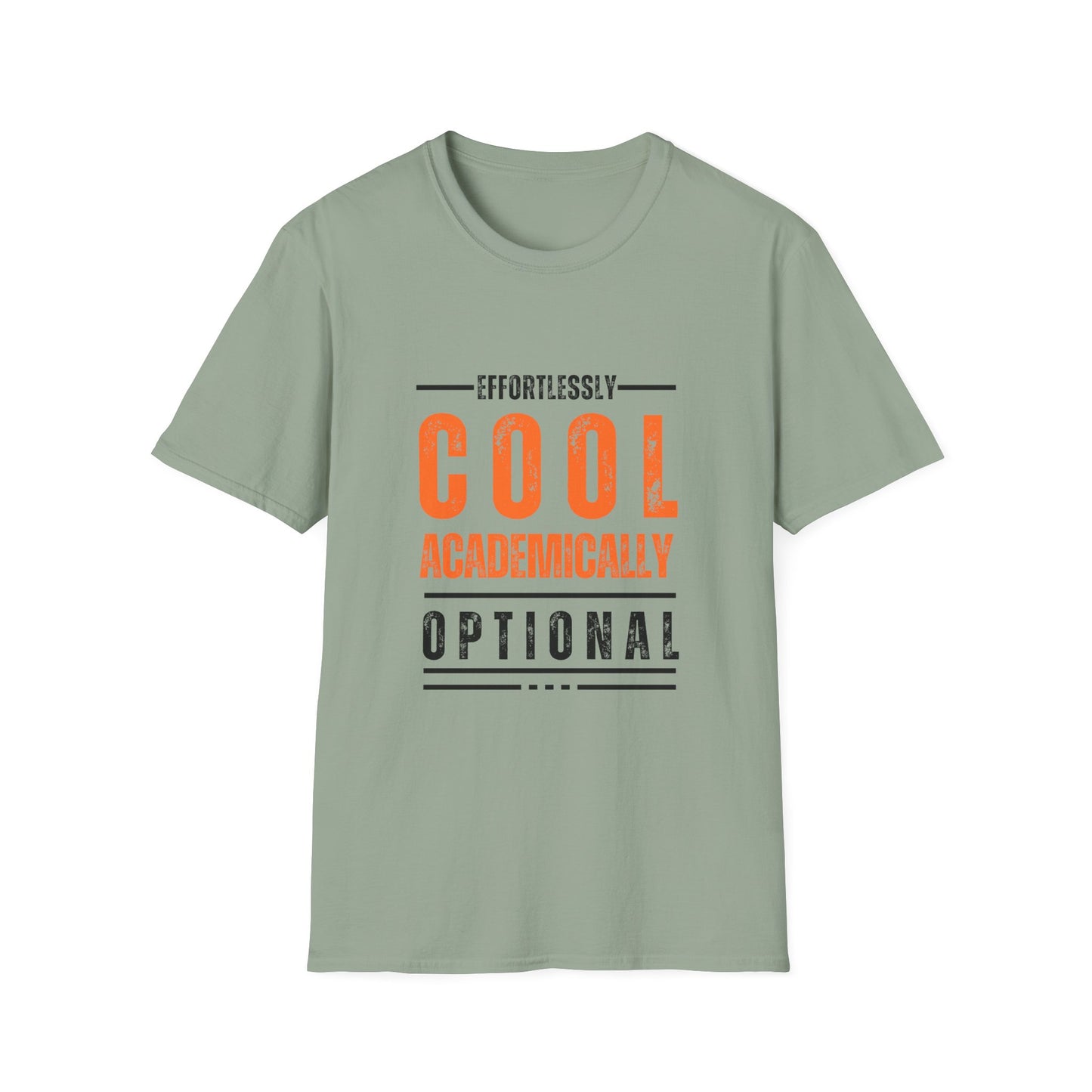 Effortlessly Cool Academic T-Shirt - Unisex Softstyle Tee for Students