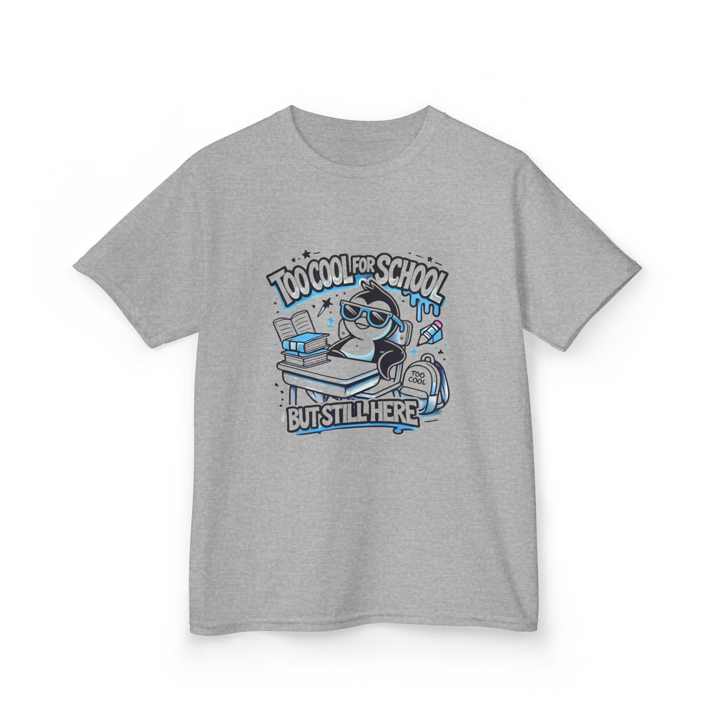 Too Cool for School Kids Heavy Cotton Tee