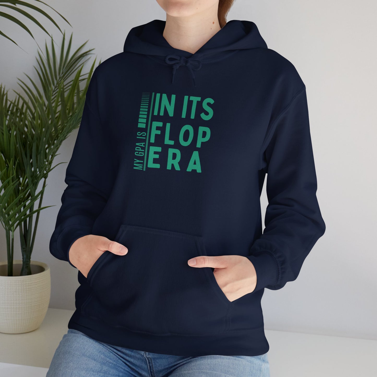 My GPA Is In Its Flop Era Unisex Heavy Blend Hooded Sweatshirt