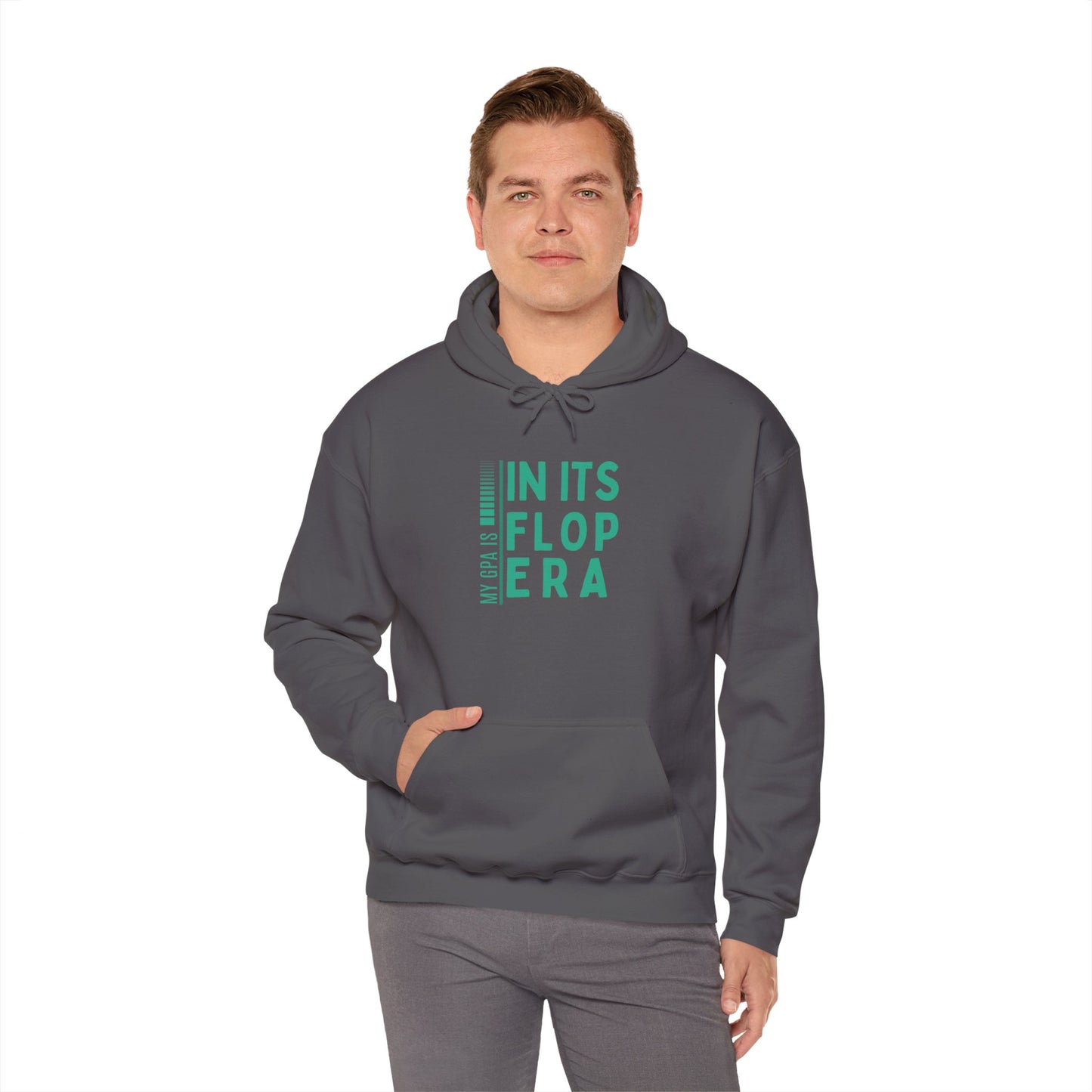 My GPA Is In Its Flop Era Unisex Heavy Blend Hooded Sweatshirt