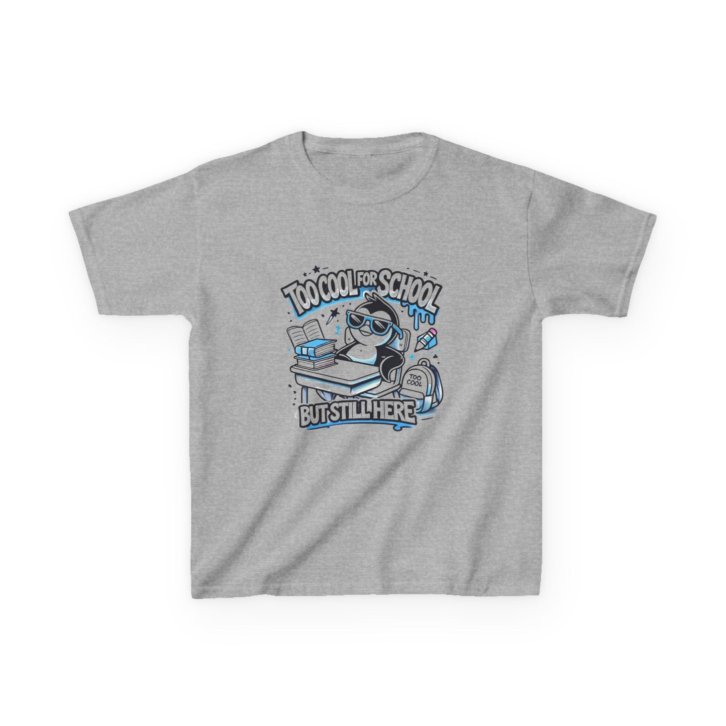 Too Cool for School Kids Heavy Cotton Tee