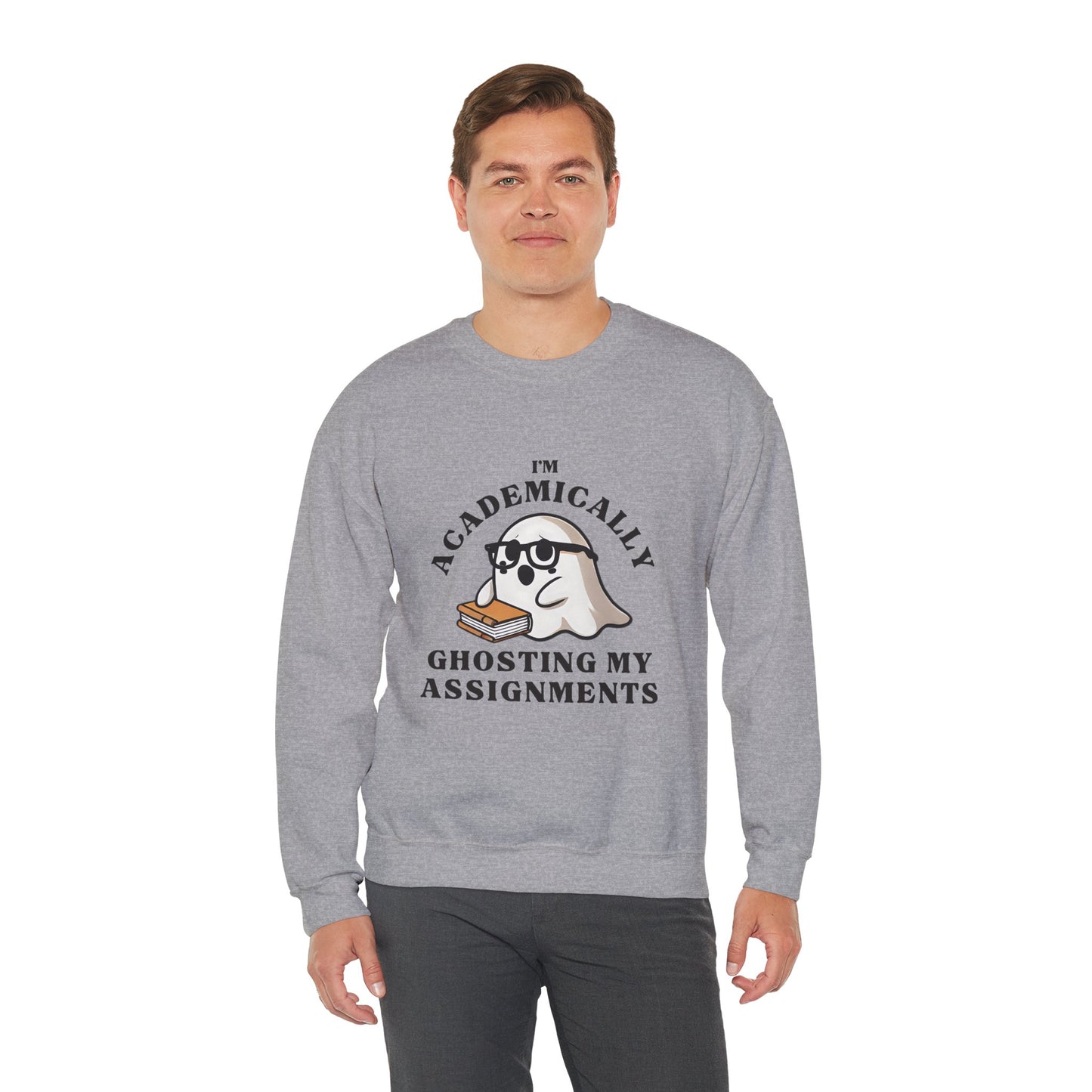 I'm Academically Ghosting My Assignments Unisex Heavy Blend™ Crewneck Sweatshirt