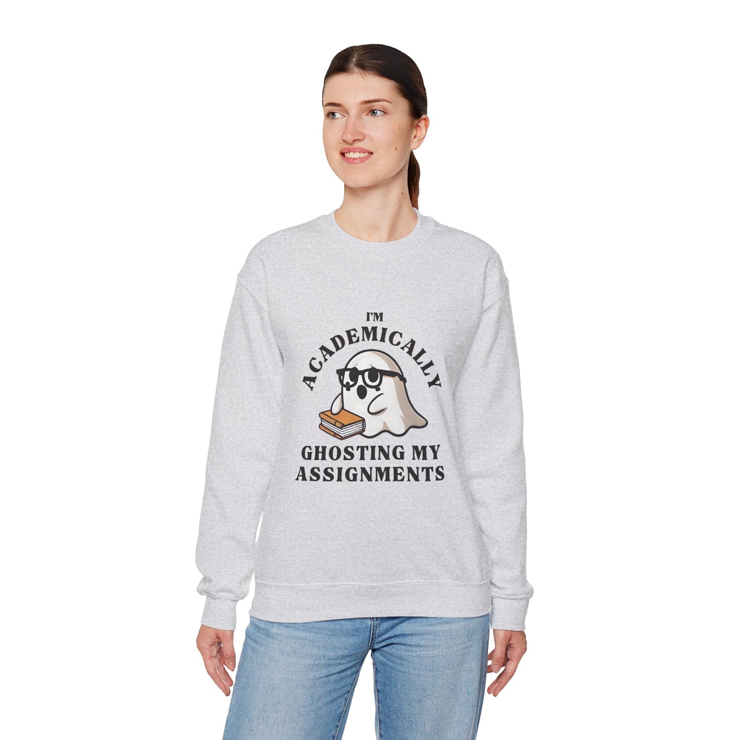 I'm Academically Ghosting My Assignments Unisex Heavy Blend™ Crewneck Sweatshirt