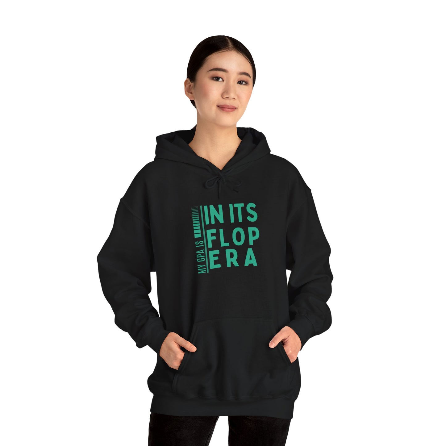 My GPA Is In Its Flop Era Unisex Heavy Blend Hooded Sweatshirt