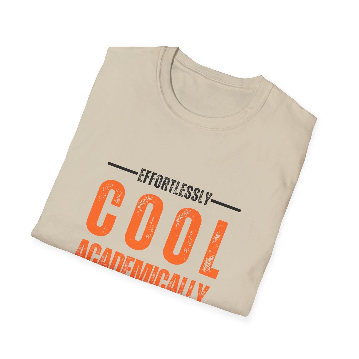 Effortlessly Cool Academic T-Shirt - Unisex Softstyle Tee for Students