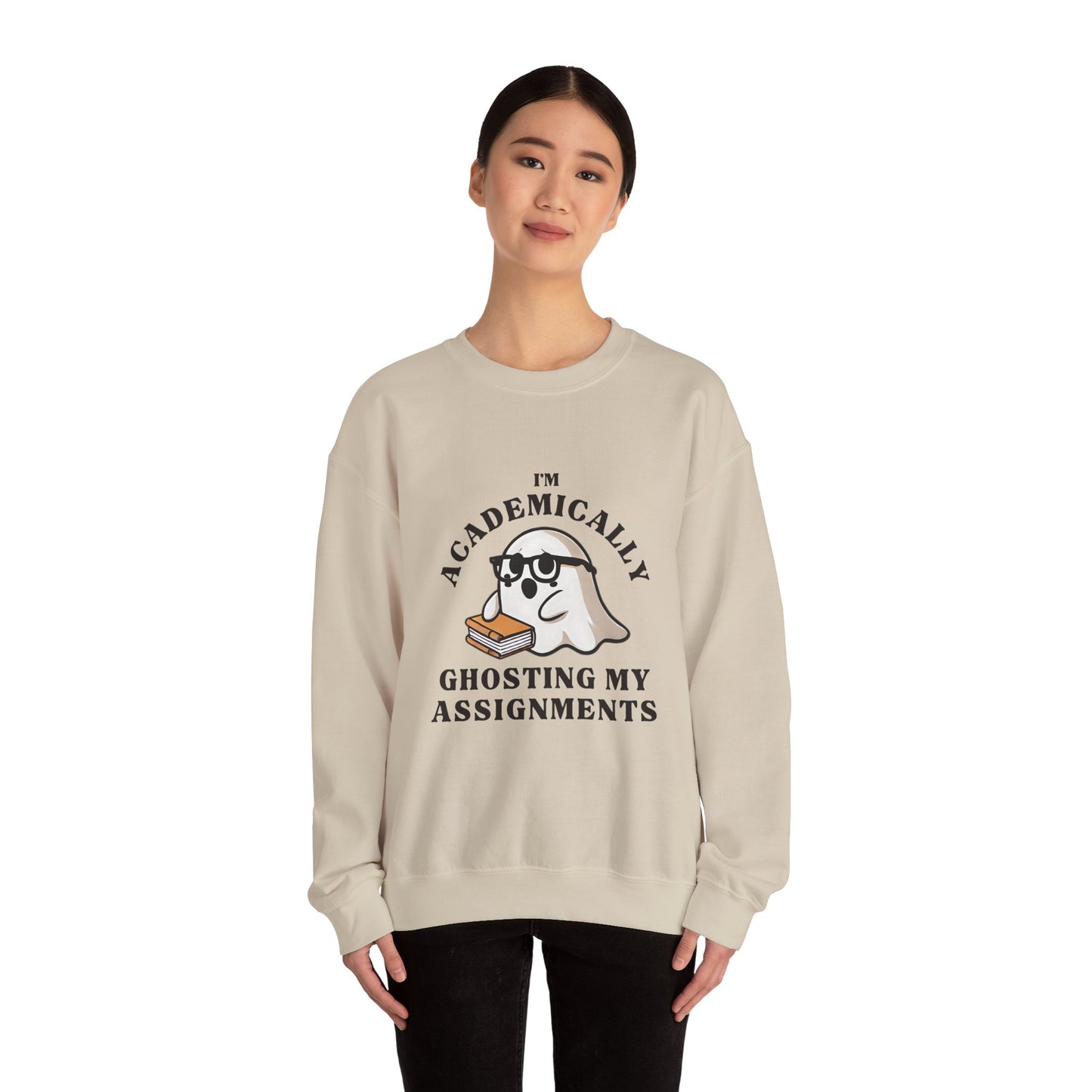 I'm Academically Ghosting My Assignments Unisex Heavy Blend™ Crewneck Sweatshirt